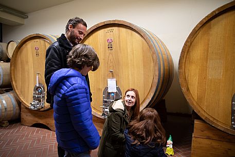 family experience in the winery 