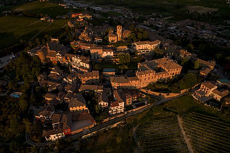 Aerial view of Neive