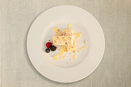 nougat semifreddo