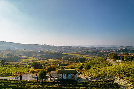 Landscape with Coazzolo Church - Coazzolo