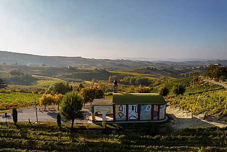 Landscape with Coazzolo Church - Coazzolo