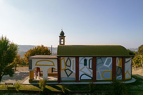 Landscape with Coazzolo Church - Coazzolo