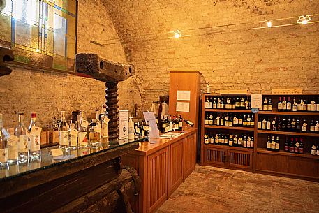 Piedmontese wine shop in Grinzane