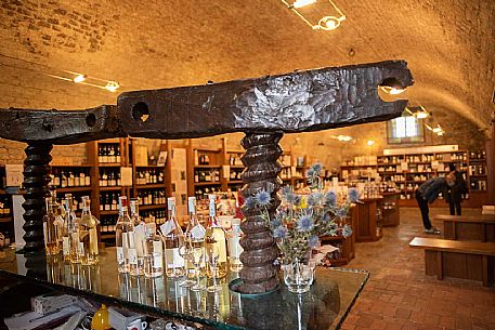 Piedmontese wine shop in Grinzane